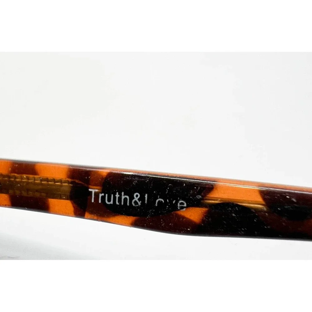 Truth&Love Eyeglass Frames Womens Tortoise T&L 10 COL 10 Cat Eye 50-13-140
